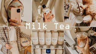Milk Tea Preset - Lightroom Mobile Preset | Coffee Preset | Nude Cream Filter | Cream Tone