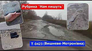 Ваши ВИДЕО. Автодорога Т-0423 (Вишневое - Лиховка)