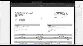 University of SimpleSoftware 313 (Cary) - Tables and Line Items to process Invoices.