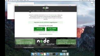 How to install NODE JS and NPM on Mac: expained in 2 minutes