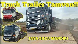 Viral! Truk Trailer quester 370 tamvan Den niko || Artis JBM expedisi!