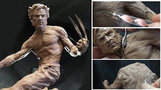 Sculpting Timelapse  - Logan (Wolverine)