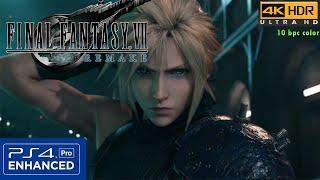 Final Fantasy 7 Remake 4K | HDR | PS4 Pro