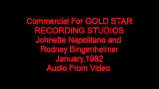 Audio from Commercial For GOLD STAR RECORDING STUDIOS (January,1982)