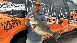 One of the largest bass caught in Texas history. 15.10