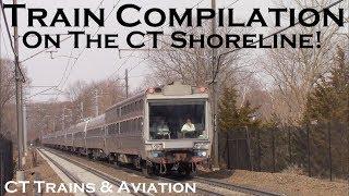 Trains On The Connecticut Shoreline Compilation! #1