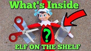 What's Inside The ELF ON THE SHELF! The Mean Elf Twins Take Candy Cane Our Elf Friend!