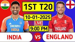 India Vs England 1st T20 Live Score - Part 2