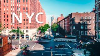 Шум улицы города и звуки Нью-Йорка, США / The noise and sounds of the streets of New York City, USA