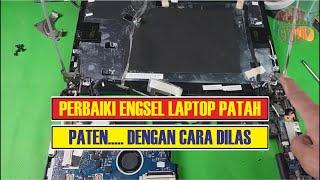 Tutorial cara Memperbaiki Engsel Laptop Rusak ataupun patah