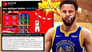 NBA 2K21 NEXT GEN GAMEPLAY! MAJOR MYPLAYER BUILDER CHANGES & AFFILIATIONS COMING BACK?