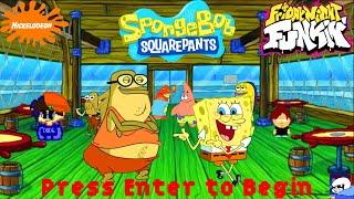 FNF BUBBLE BASS VS SPONGEBOB #spongebob #sponge