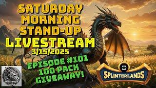 Splinterlands Live-Stream, The Saturday Morning Stand-Up, Land 1.75 is Here!