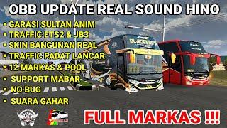 UPDATE OBB BUSSID V3.7.1 | REAL SOUND HINO RK8 JETSUOS TRAFFIC ETS2  FULL MARKAS