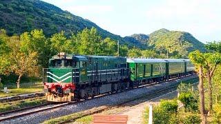 Live view from Locomotive Cab train journey from Train driver cab front view