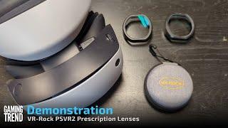 Showing off the VR-Rock magnetic prescription lenses for PSVR2!