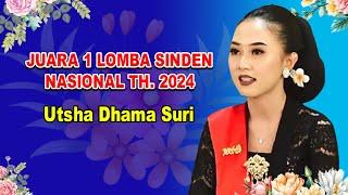 Juara Lomba Sinden Muda Nasional 2024 - Utsha Dhama Suri