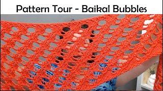 Baikal Bubbles a Bulky Weight Lace Shawl to Knit