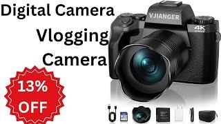 64MP  VJIANGER 4K Best Digital Vlogging Affordable Camera for Beginners and Professionals ||