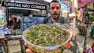 Provando COMIDAS BIZARRAS na Tailândia!!  