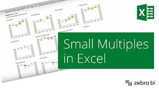 Creating small multiples in Excel with Zebra BI