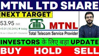 mtnl share latest news | mtnl share | mtnl share news today | mtnl share price target | NSE: MTNL