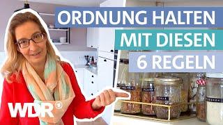 Raus aus dem Chaos: 6 Tipps für ein ordentliches Zuhause | Haushalts-Check | WDR