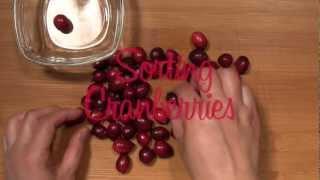 How to Sort Fresh Cranberries