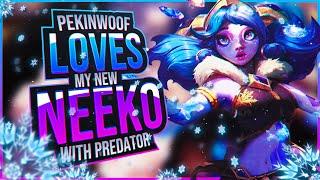 I WOWED PEKINWOOF with my NEW NEEKO Predator Build! - League of Legends