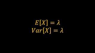 Expectation and Variance of the Poisson Distribution