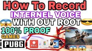 How To Record Pubg Mobile Voice Chat | Without Root | Easy Method