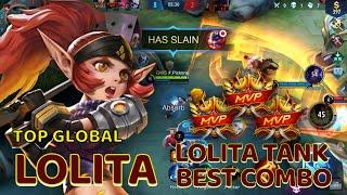 Lolita Tank Best Combo | Lolita Best Build 2022 | Build Top 1 Global Lolita Gameplay - MLBB