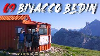 #09 Vado nel BIVACCO PIU' BELLO DELLE DOLOMITI con @StefanoMarchi- BIVACCO BEDIN (2210m)