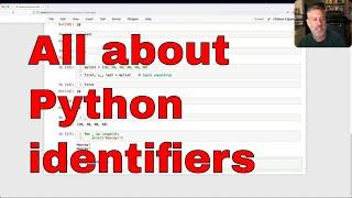 Python identifiers — rules and conventions