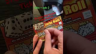 Scratch Ticket $1 Lucky Roll Part 7!! #asmr #shorts #fun #relaxing