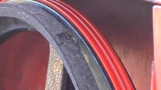 Urethane V-Belts for Band Mill Blade Wheels