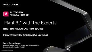 New Features 2025: Improvements for Orthographic Drawings | AutoCAD Plant 3D