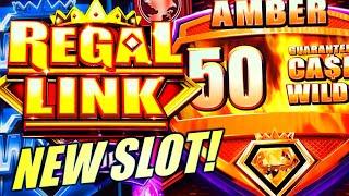 NEW SLOT! CASH WILDS!! AMBER & SAPPHIRE FREE GAMES! REGAL LINK (RAVEN) Slot Machine (IGT)