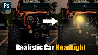 Realistic Car Light Effect - Best Photoshop Tutorial