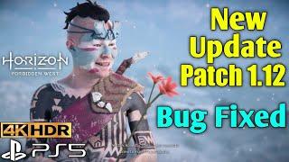 A Soldier's March Bug Fixed - Horizon Forbidden West Update 1.12 Patch PS5 Gameplay 4K 60FPS HDR