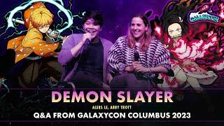 Demon Slayer Cast Q&A | GalaxyCon Columbus 2023 | Aleks Le, Abby Trott