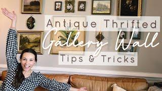 HOW TO MAKE A GALLERY WALL | Thrifted art + tips and tricks
