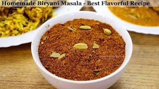 Homemade Biryani Masala Powder | Best Biryani Masala Secret | How To Make Biryani Masala Recipe