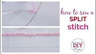 How to Embroider the Split Stitch