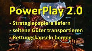 Elite Dangerous Odyssey: LP#73 - Powerplay 2.0 - Strategiepapiere - seltene Güter - Rettungskapseln