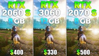 RTX 2060 Super vs RTX 3060 vs RTX 2070 Super - Test in 8 Games