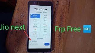 JIO phone NEXT frp bypass Android 12 Google account unlock without PC
