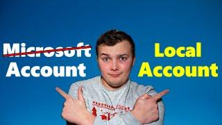 Goodbye Microsoft account! Welcome Local account!