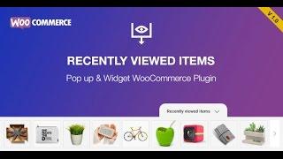 Recently Viewed Products for WooCommerce