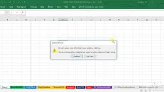 Excel - Disable "We cannot update some of the links in your workbook.."